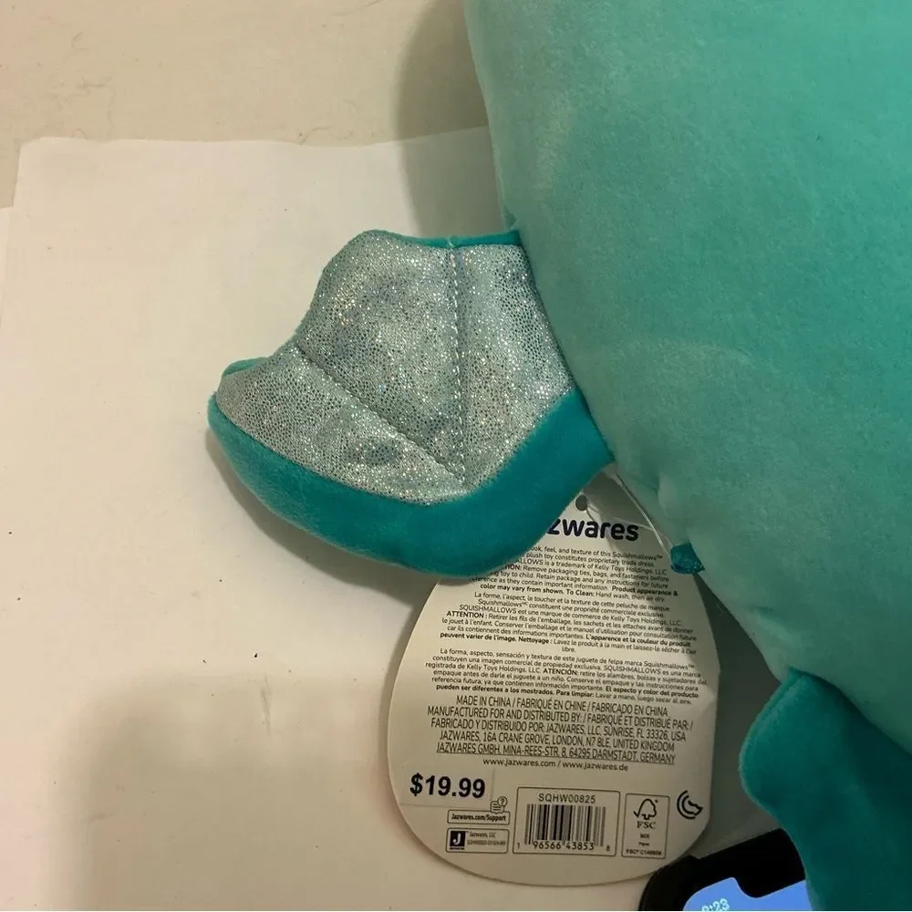 NWT Squishmallows 12” Theotto the Teal Cthulhu w/ Pumpkin Latte Halloween 2024